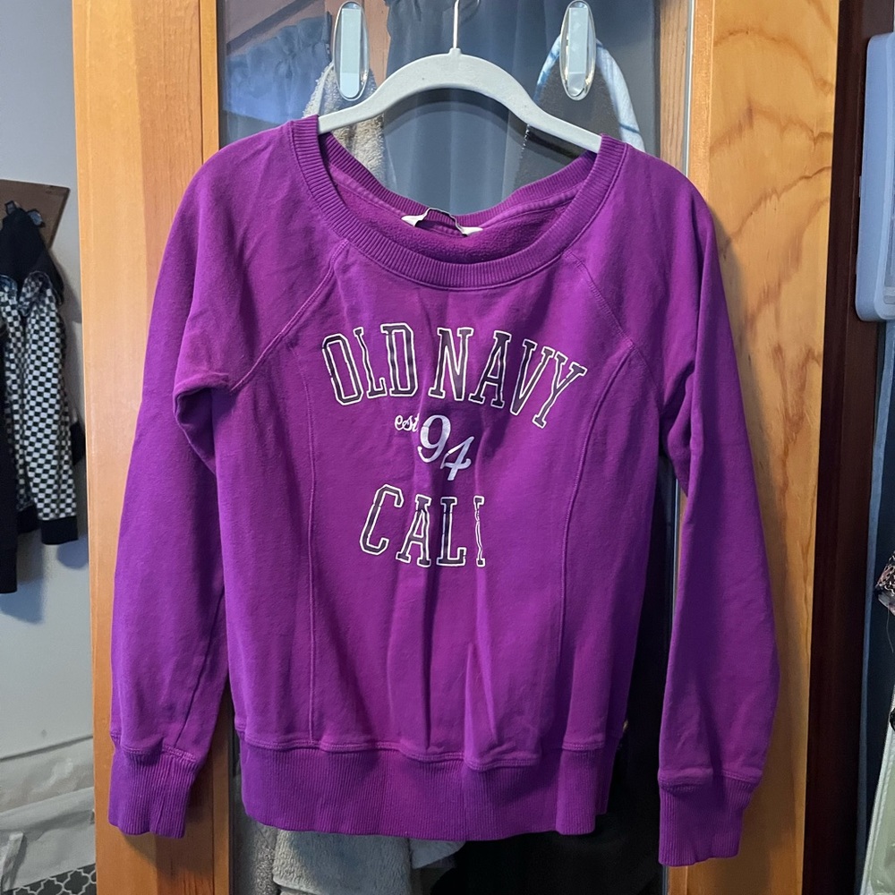 Old Navy purple sweatshirt size S